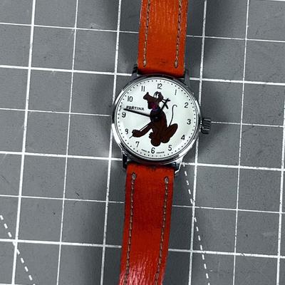 Pluto Watch Orange Band