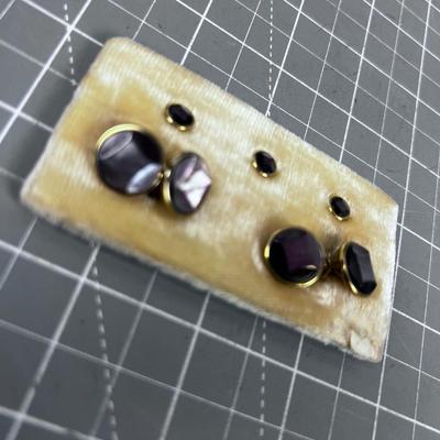 Antique HADLEY Cuff Links and Stud