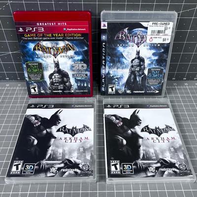 4 PS3 Batman Games 
