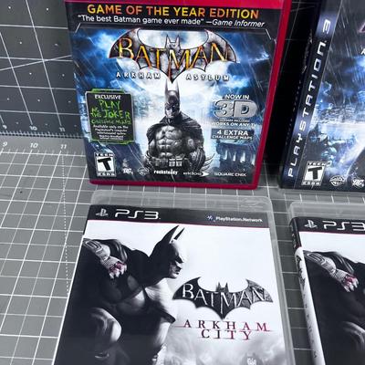 4 PS3 Batman Games 