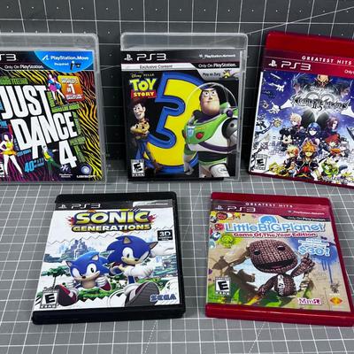 5 PS 3 Children's Games 