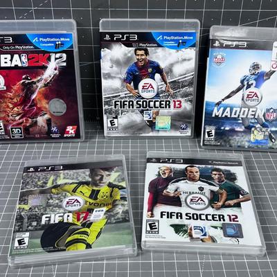 5 PS 3 SPORTS  Games 