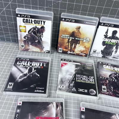8 PS 3  WAR   Games 