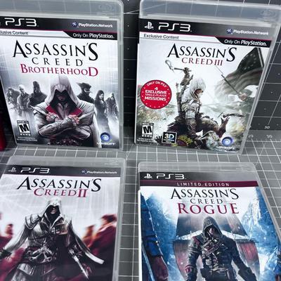 6 PS 3  ASSASSINS CREED Games 
