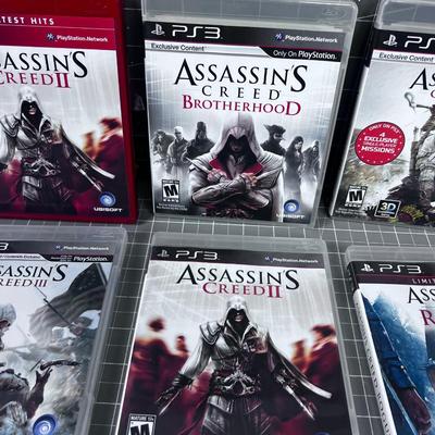 6 PS 3  ASSASSINS CREED Games 