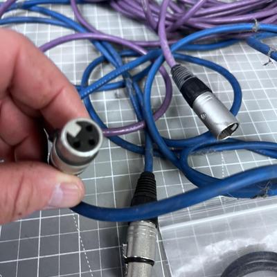 3 Pin Microphone and Amp Cables 