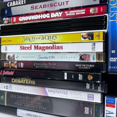 Tray No. 1 of DVD's 