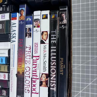Tray No. 1 of DVD's 