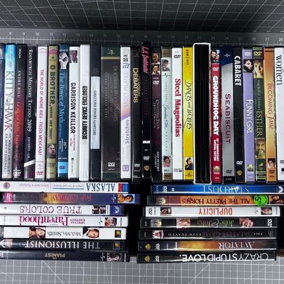 Tray No. 1 of DVD's 