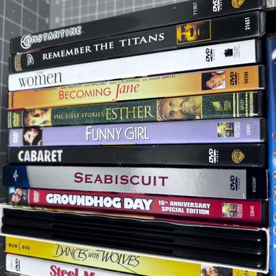 Tray No. 1 of DVD's 