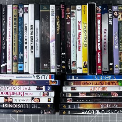 Tray No. 1 of DVD's 