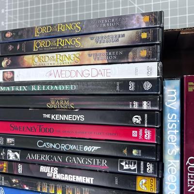 Tray No. 2 of DVD's 