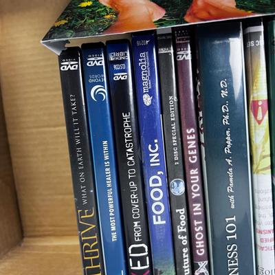 Tray No. 3 of DVD's Yoga and Health Related. 