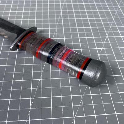 Hand Made Bowie Knife with Acrylic Handle