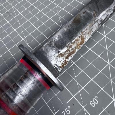 Hand Made Bowie Knife with Acrylic Handle