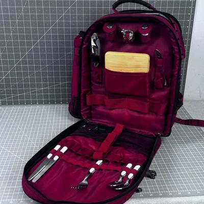 Partial Picnic Pack. Holds Bottles and Lunch