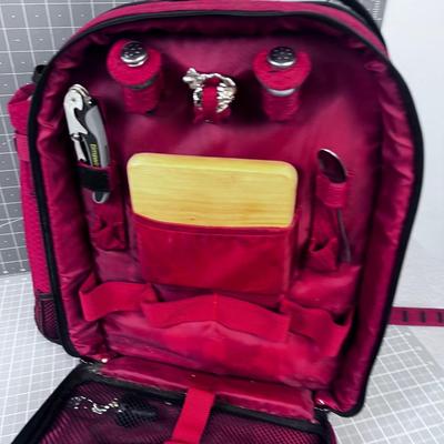 Partial Picnic Pack. Holds Bottles and Lunch