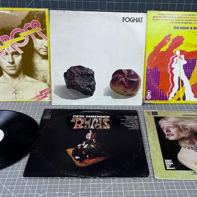 Lot of Records (6) VINTAGE: Montrose, Foghat, Edger Winter, The Birds