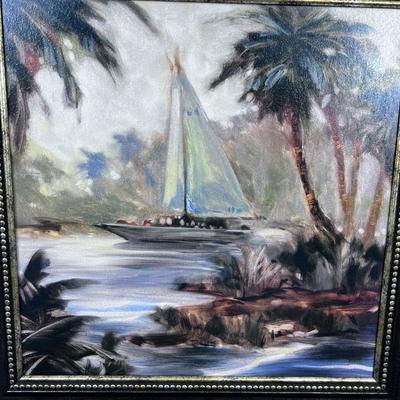(2) Decorator Art for Sail Boats 