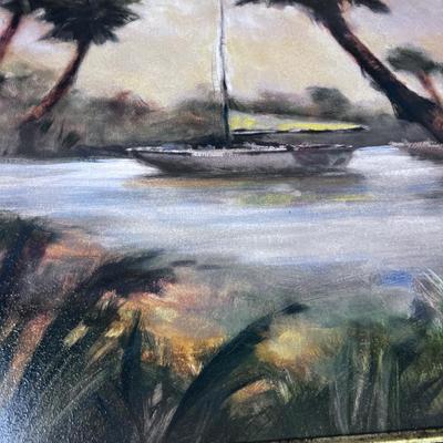 (2) Decorator Art for Sail Boats 