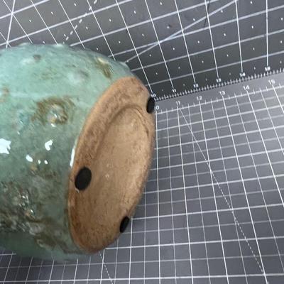 Stoneware Canister Set Turquoise Color