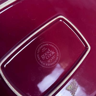(3) Good Cook Essential Baking Pans NICE! Red