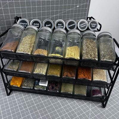 2 Racks full of Spices WOW! 