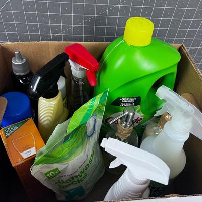 Box of Cleaning Stuff 
