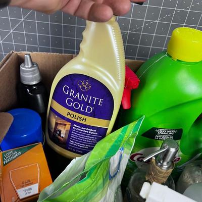Box of Cleaning Stuff 