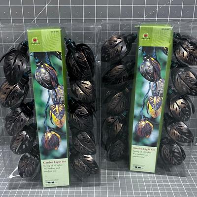 2 New in the Box Garden Light Sets 