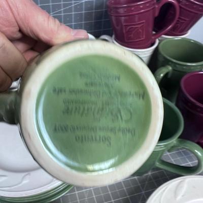 Mixed Sets of SORRENTO Dinnerware Dishes (Service for 12) 