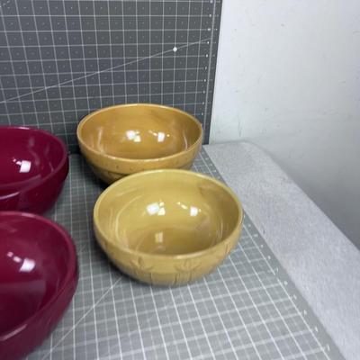 Three SORRENTO Mixing Bowls and Serving Bowl 