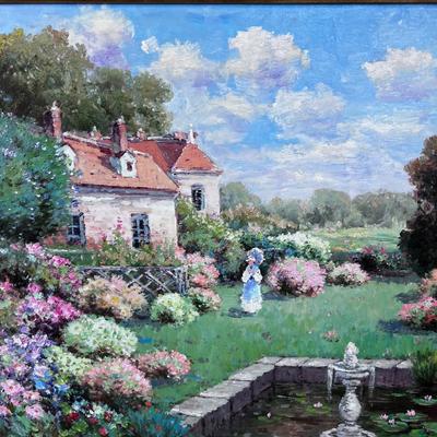 KELL Razina, Oil on Canvas in the Manner of Cezanne 