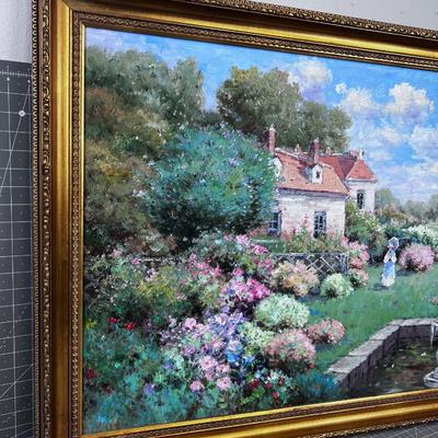 KELL Razina, Oil on Canvas in the Manner of Cezanne 