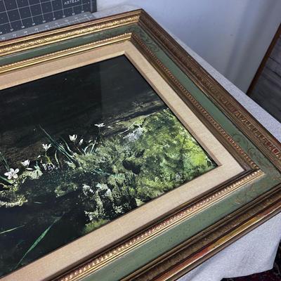 Andrew Wyeth, Water Color Print, Under Glass Framed