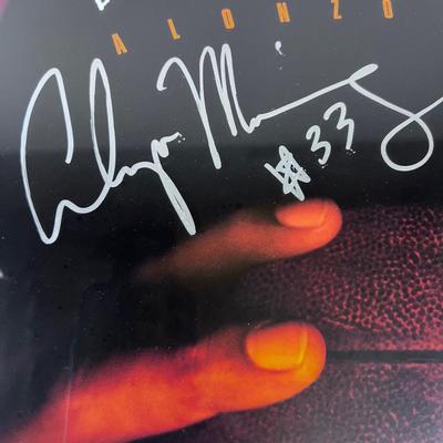 Alonzo Morning Autographed Poster Framed 