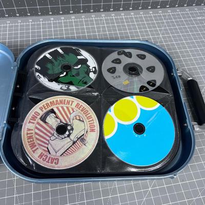 Case with CD's 