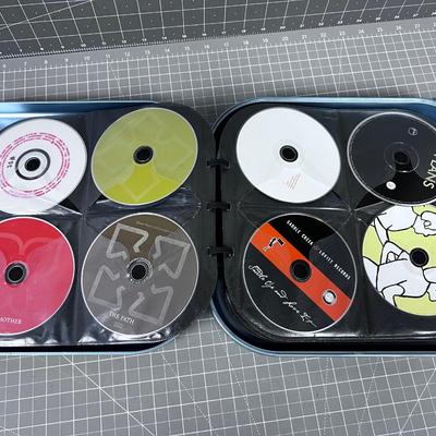 Case with CD's 