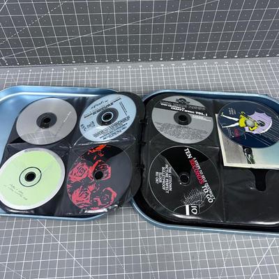 Case with CD's 