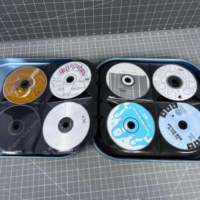 Case with CD's 