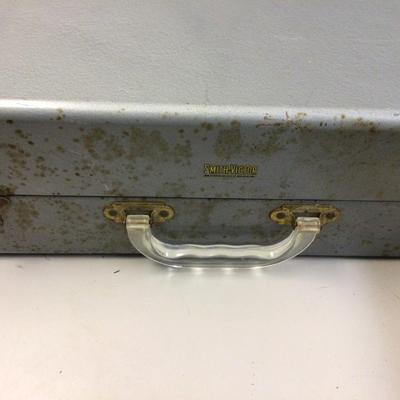 Vintage Camera Lighting Unit in Metal Case