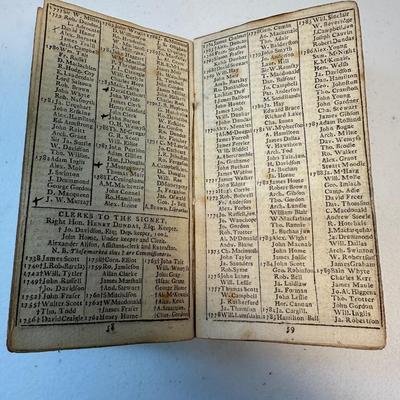 1792 Almanac