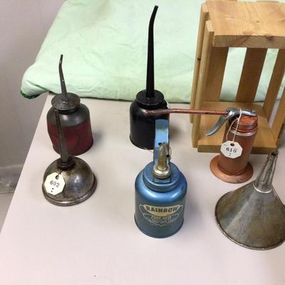 Metal Oiler Lot
