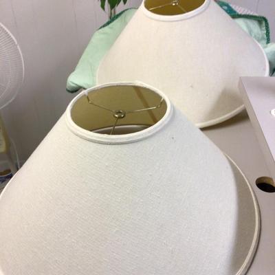 Two Large Lamp Shades