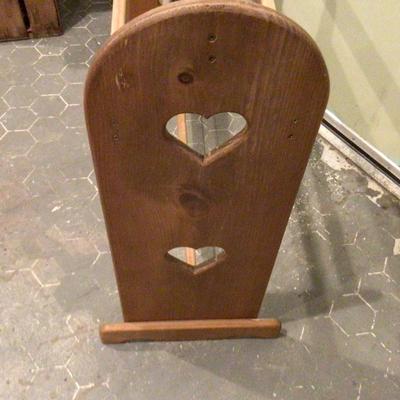 Wood Quilt Rack