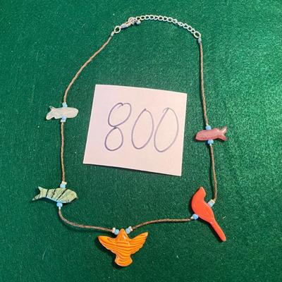 Carved Animal Necklace