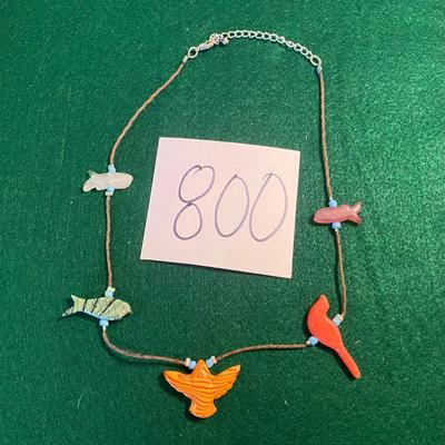Carved Animal Necklace