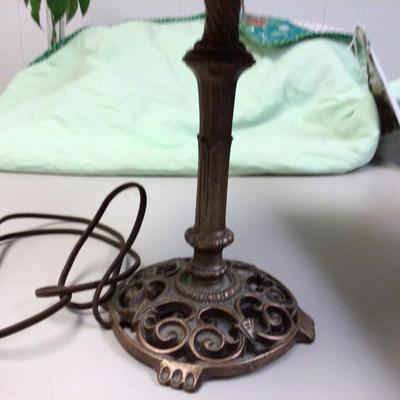 Metal Desk Lamp With Cloth Shade
