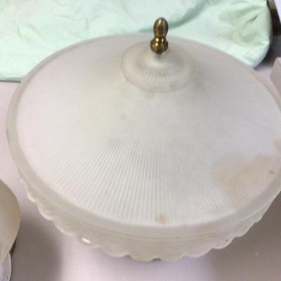 Wall and Ceiling Light Fixture With Glass Shades