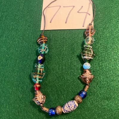 Glass Bead Necklace
